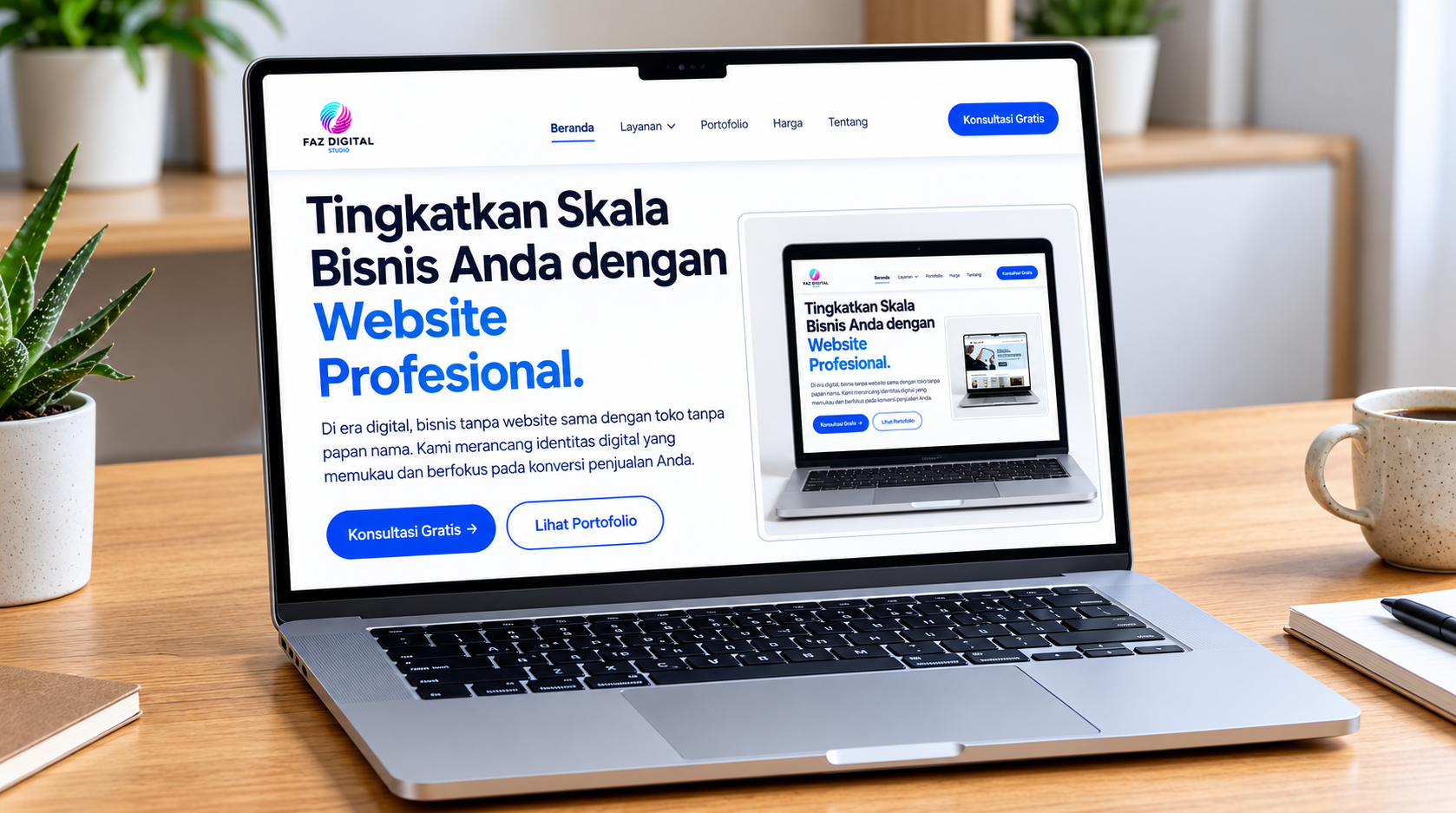 Mockup Website Profesional